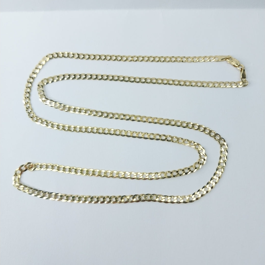 CADENAS BARBADA AMARILLA ORO 14K 8.1 (NUEVO)