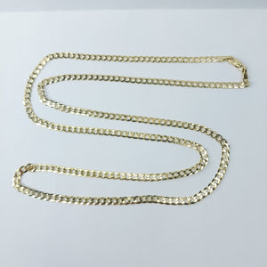 CADENAS BARBADA AMARILLA ORO 14K 8.1 (NUEVO)