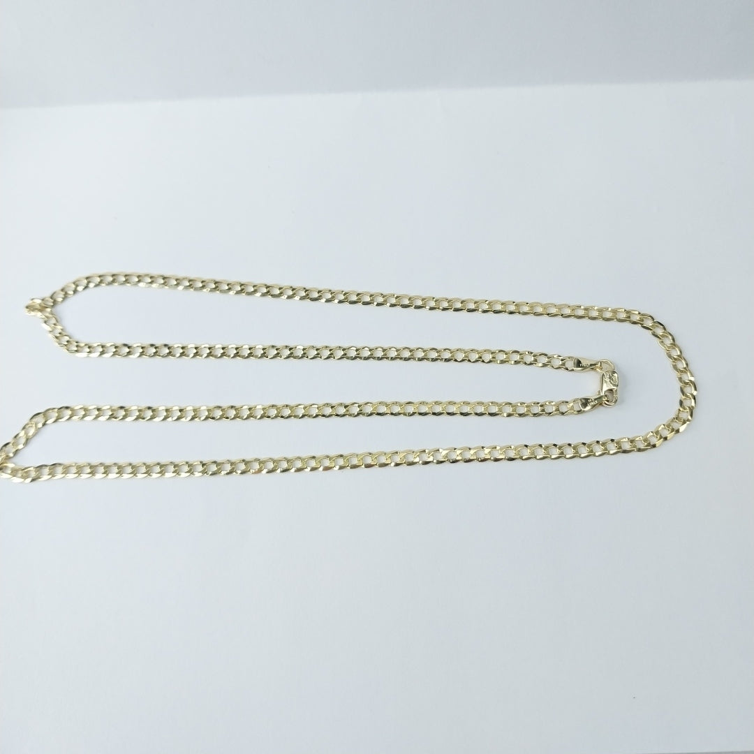 CADENAS BARBADA AMARILLA ORO 14K 6.5 (NUEVO)