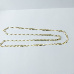 CADENAS BARBADA AMARILLA ORO 14K 6.5 (NUEVO)