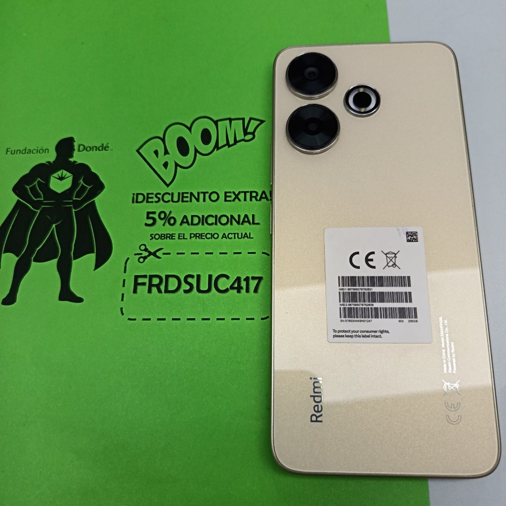 CELULAR XIAOMI REDMI 13 24049RN28L (2024) 256 GB 8 GB RAM (SEMINUEVO)