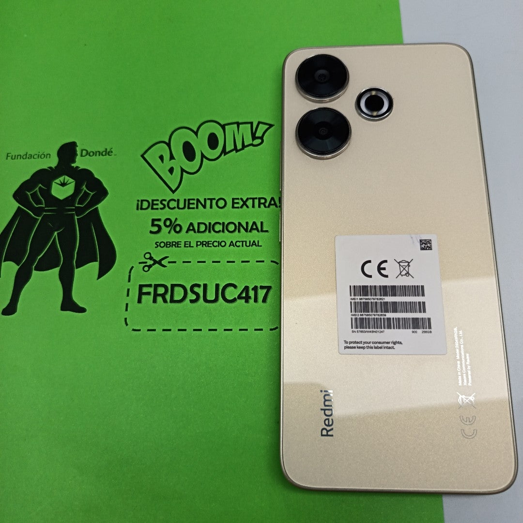 CELULAR XIAOMI REDMI 13 24049RN28L (2024) 256 GB 8 GB RAM (SEMINUEVO)