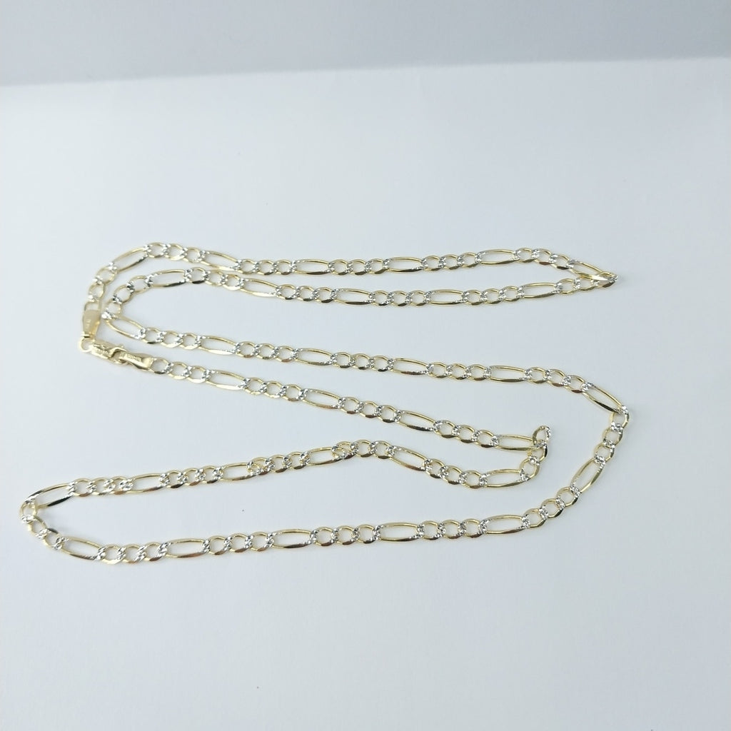 CADENAS CARTIER 3*1 DIAMANTADA ORO 14K 8.5 (NUEVO)