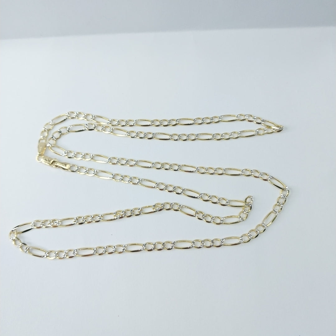 CADENAS CARTIER 3*1 DIAMANTADA ORO 14K 8.5 (NUEVO)