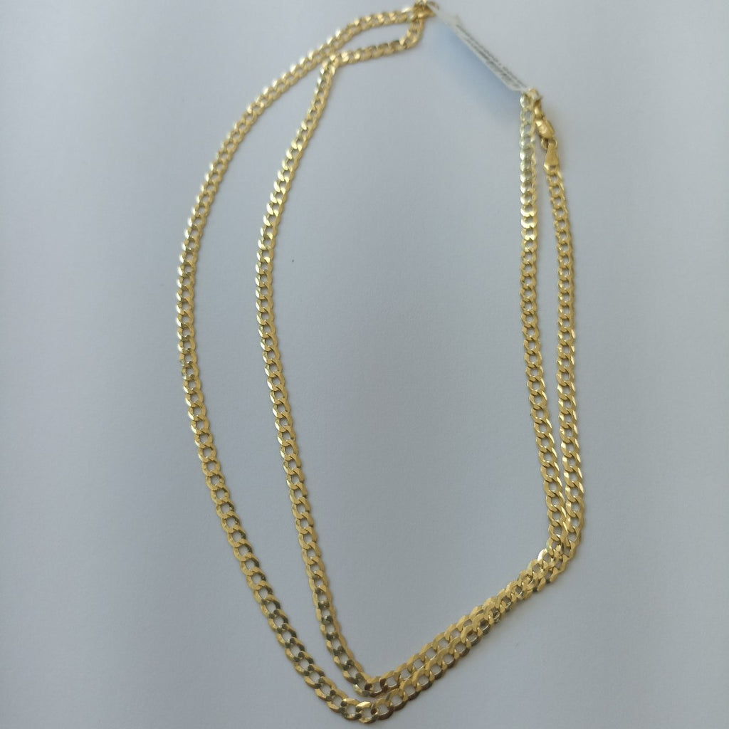CADENAS BARBADA AMARILLA ORO 14K 8 (NUEVO)