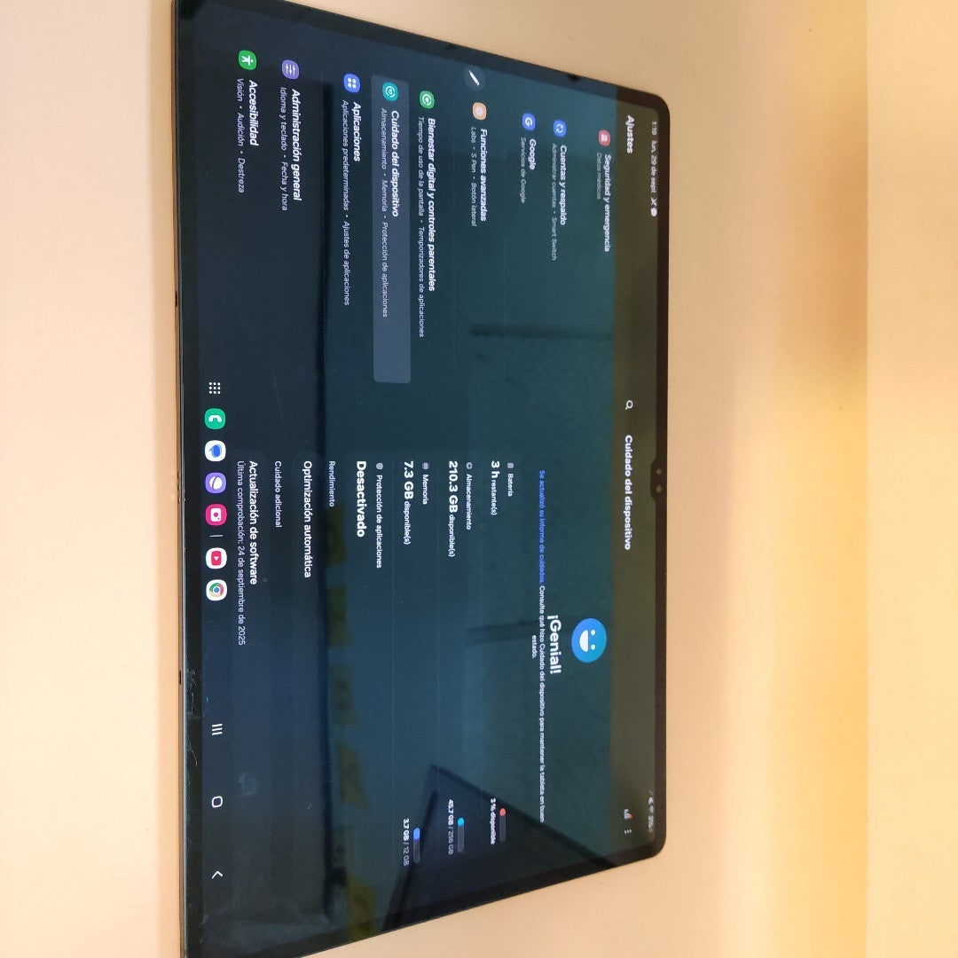 TABLETA SAMSUNG GALAXY TAB S8 ULTRA SM-X900 256 GB 12 GB RAM (SEMINUEVO)