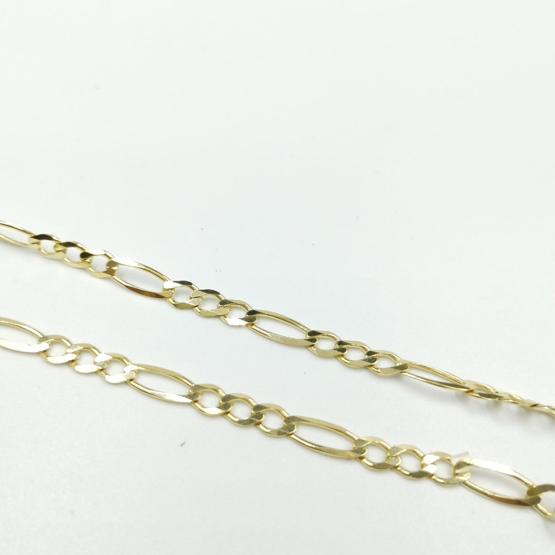 CADENAS CARTIER 3*1 AMARILLA ORO 14K 12.3 (NUEVO)