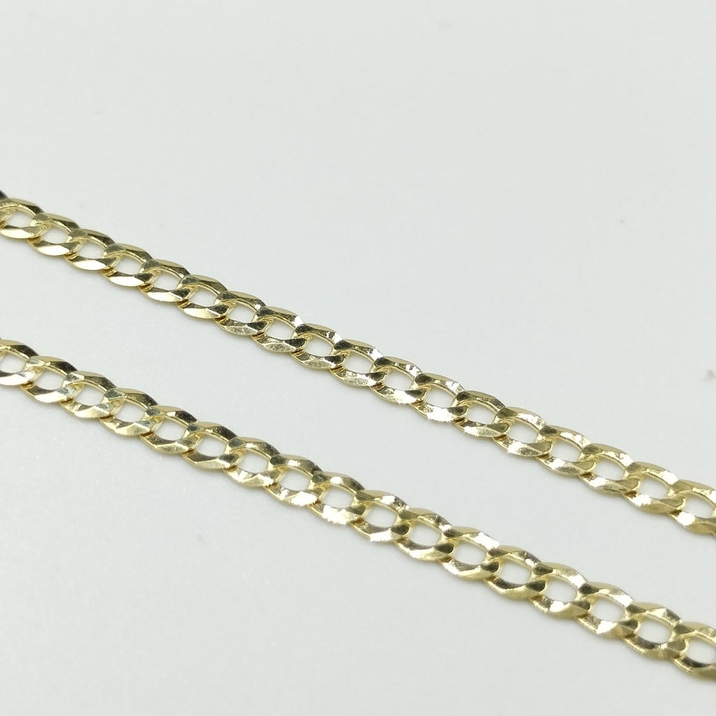 CADENAS BARBADA AMARILLA ORO 14K 7.1 (NUEVO)