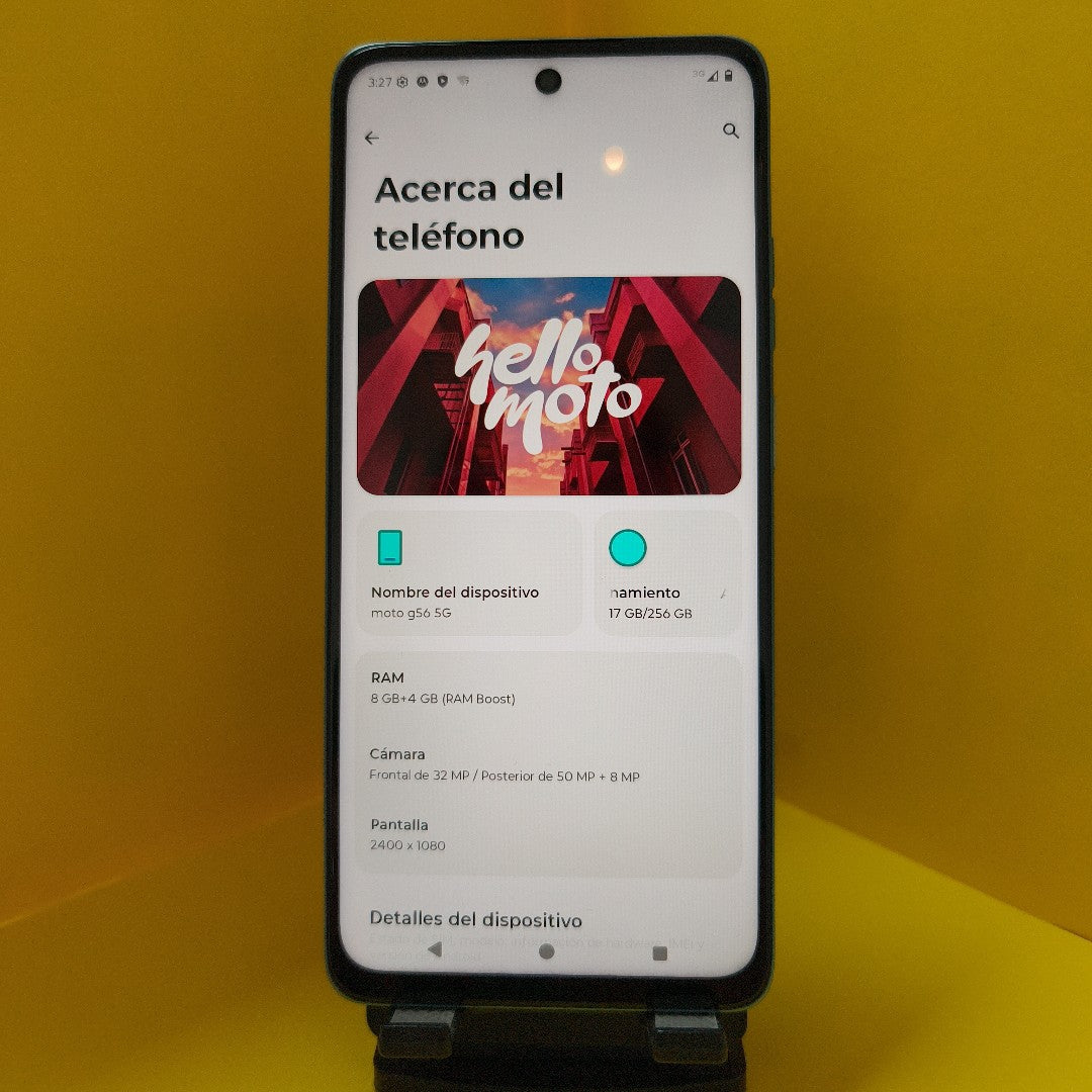CELULAR MOTOROLA MOTO G56 5G XT2529-1(2025) 256 GB 8 GB RAM (SEMINUEVO)