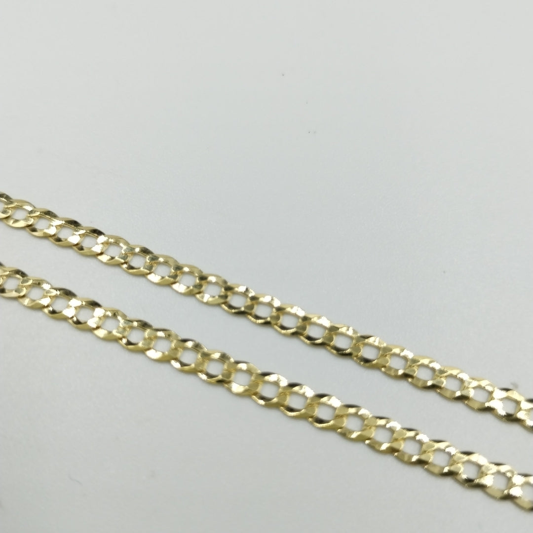 CADENAS BARBADA AMARILLA ORO 14K 6.5 (NUEVO)