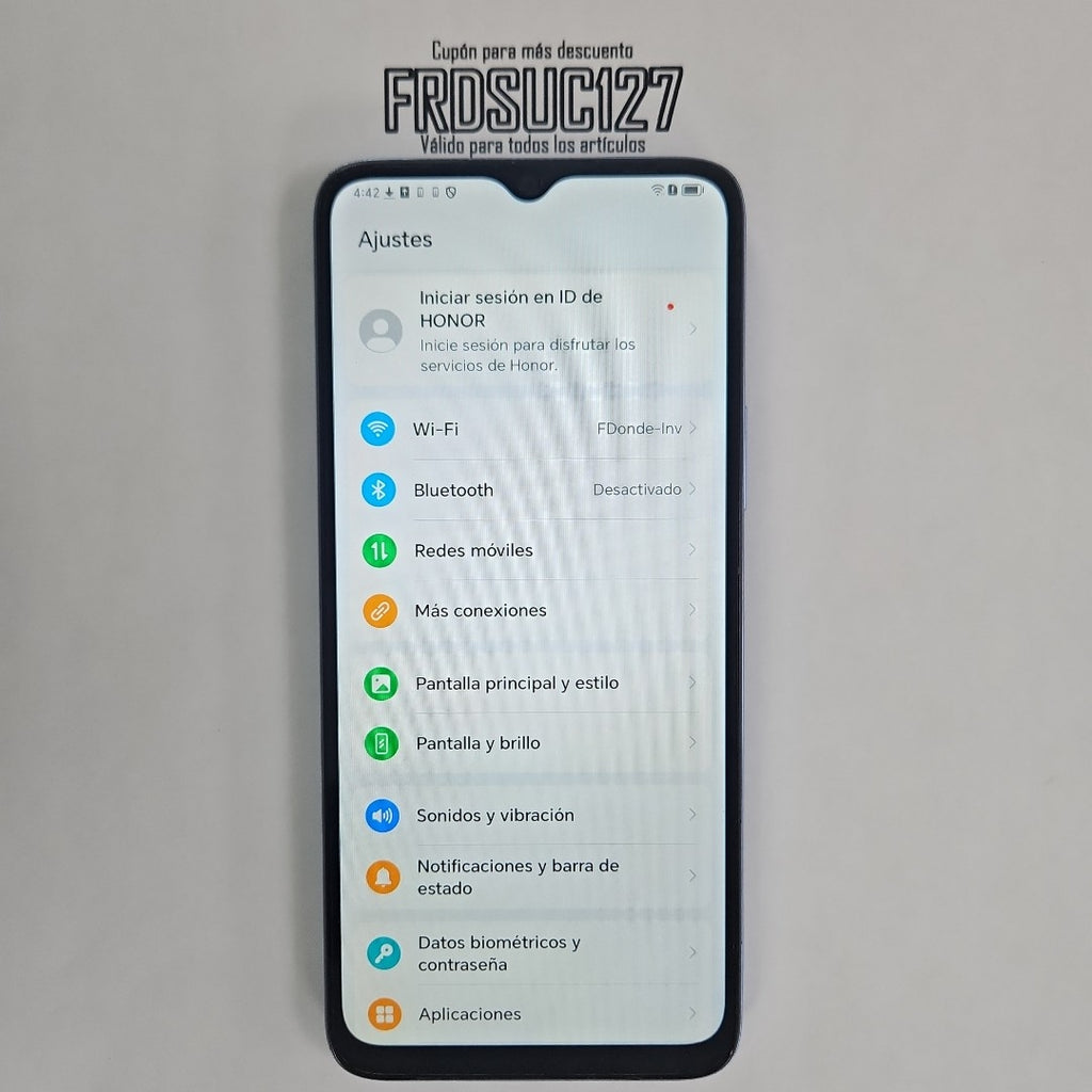 CELULAR HONOR X6A WDY-LX3 (2023) 256 GB 6 GB RAM (SEMINUEVO)