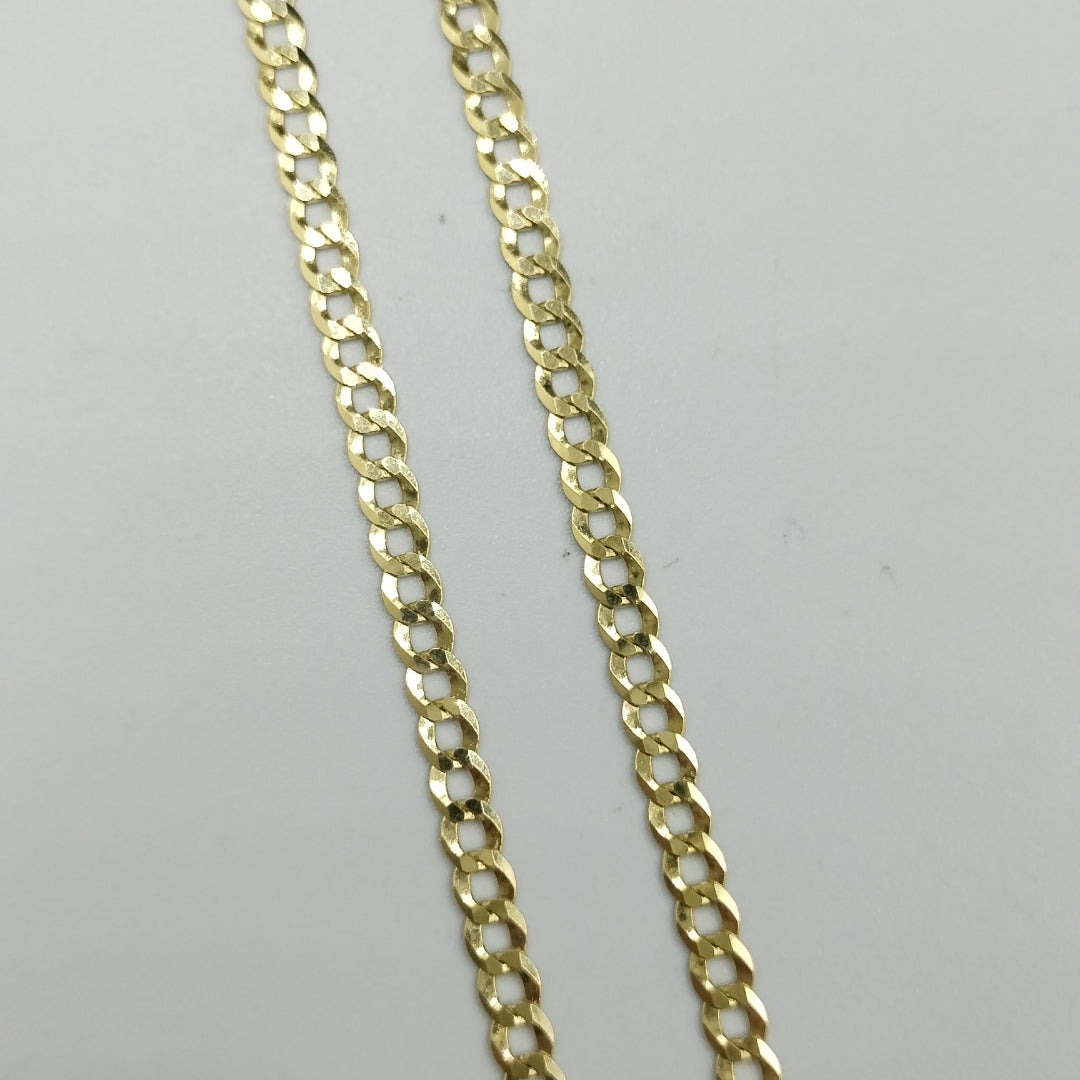CADENAS BARBADA AMARILLA ORO 14K 8 (NUEVO)