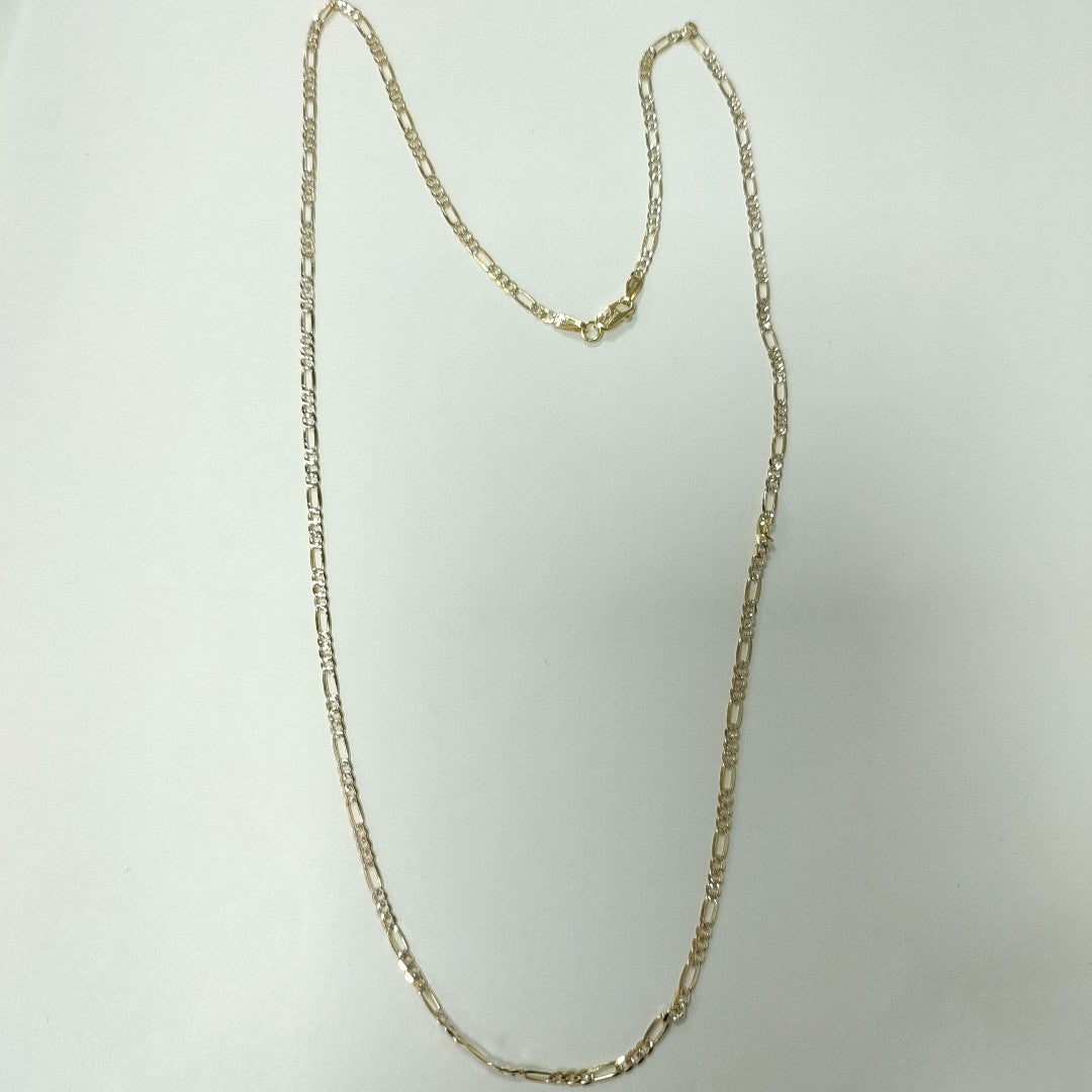 CADENAS CARTIER 3*1 DIAMANTADA ORO 14K 5.1 (NUEVO)