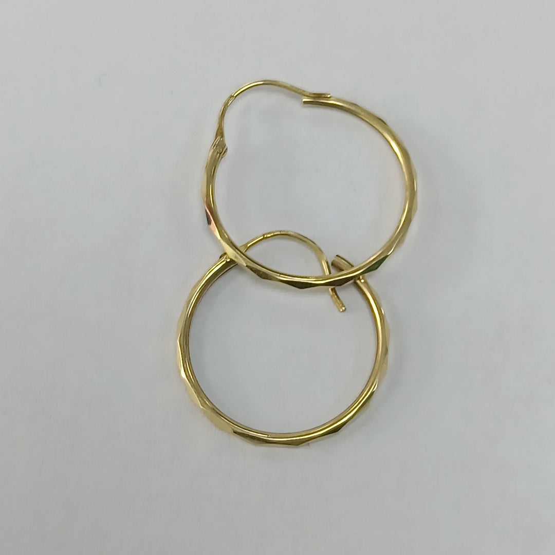 ARRACADAS PAR ORO 14 K 1,30 GRMS (SEMINUEVO)
