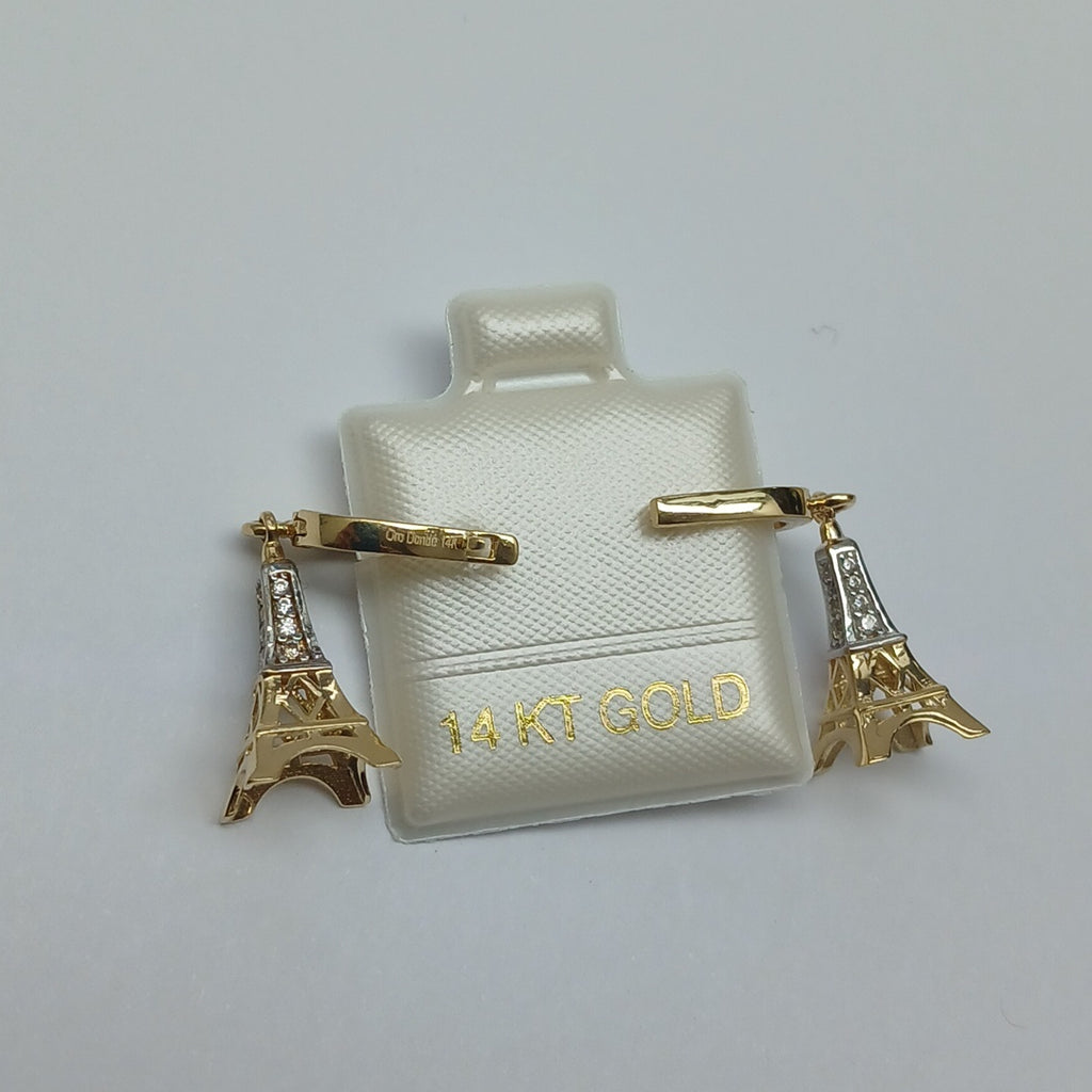 BROQUELES ORO 14K 3.4 (NUEVO)