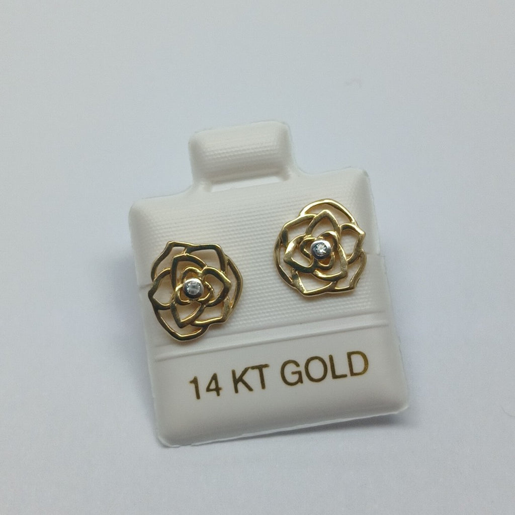 BROQUELES ORO 14K 1.4 (NUEVO)