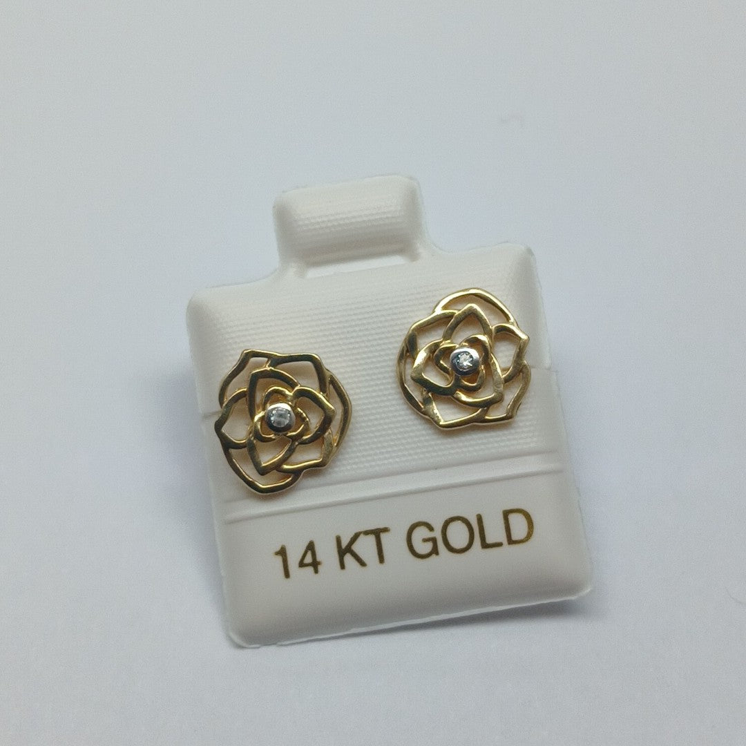BROQUELES ORO 14K 1.4 (NUEVO)
