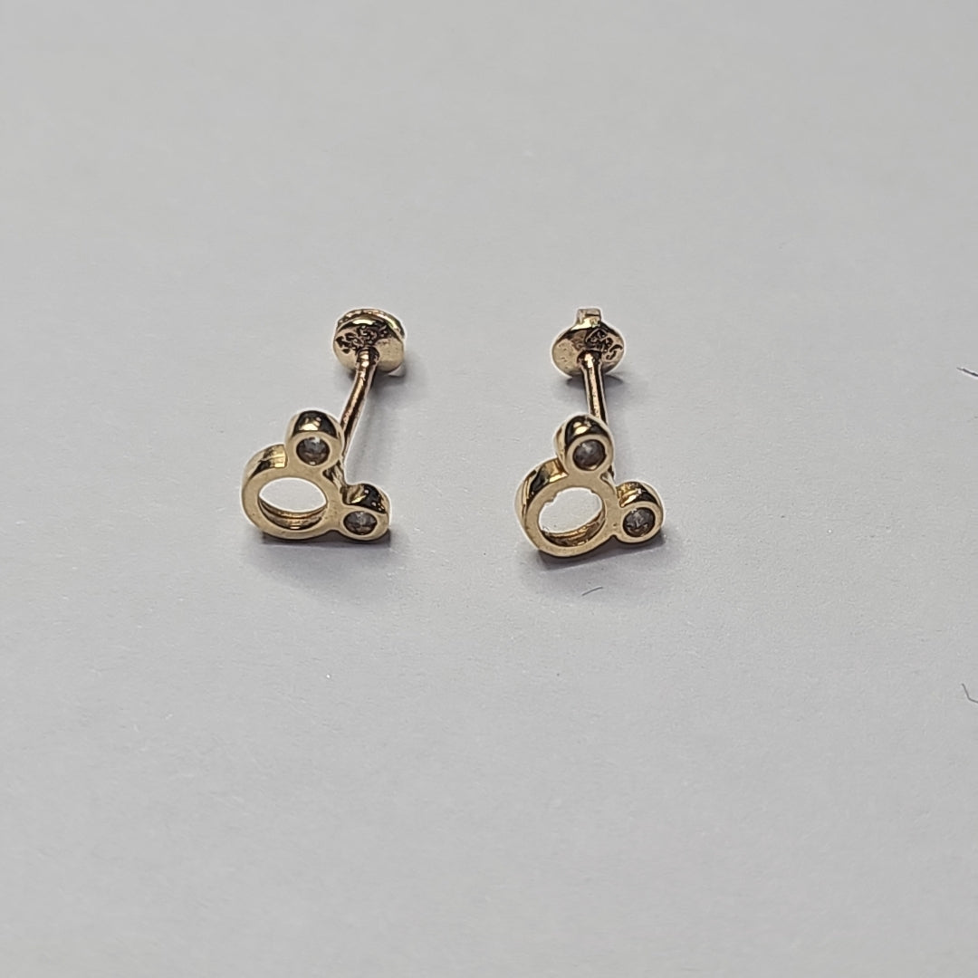 BROQUELES PAR. ORO. 14 K 0.6 GRMS (SEMINUEVO)