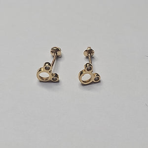 BROQUELES PAR. ORO. 14 K 0.6 GRMS (SEMINUEVO)