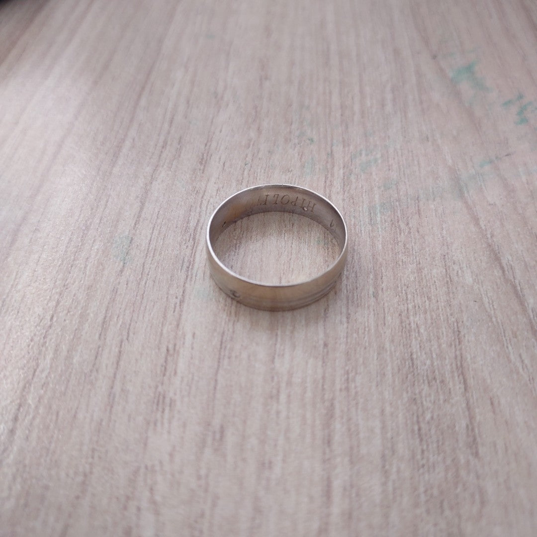 ARGOLLA. ORO, ORO BLANCO. 14 K 4.3 GRMS (SEMINUEVO)