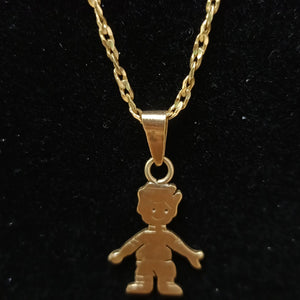 CADENA, DIJE. ORO. 14 K 5.9 GRMS (SEMINUEVO)