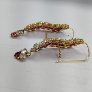 ARETES PAR. ORO. 10 K 10.5 GRMS (SEMINUEVO)