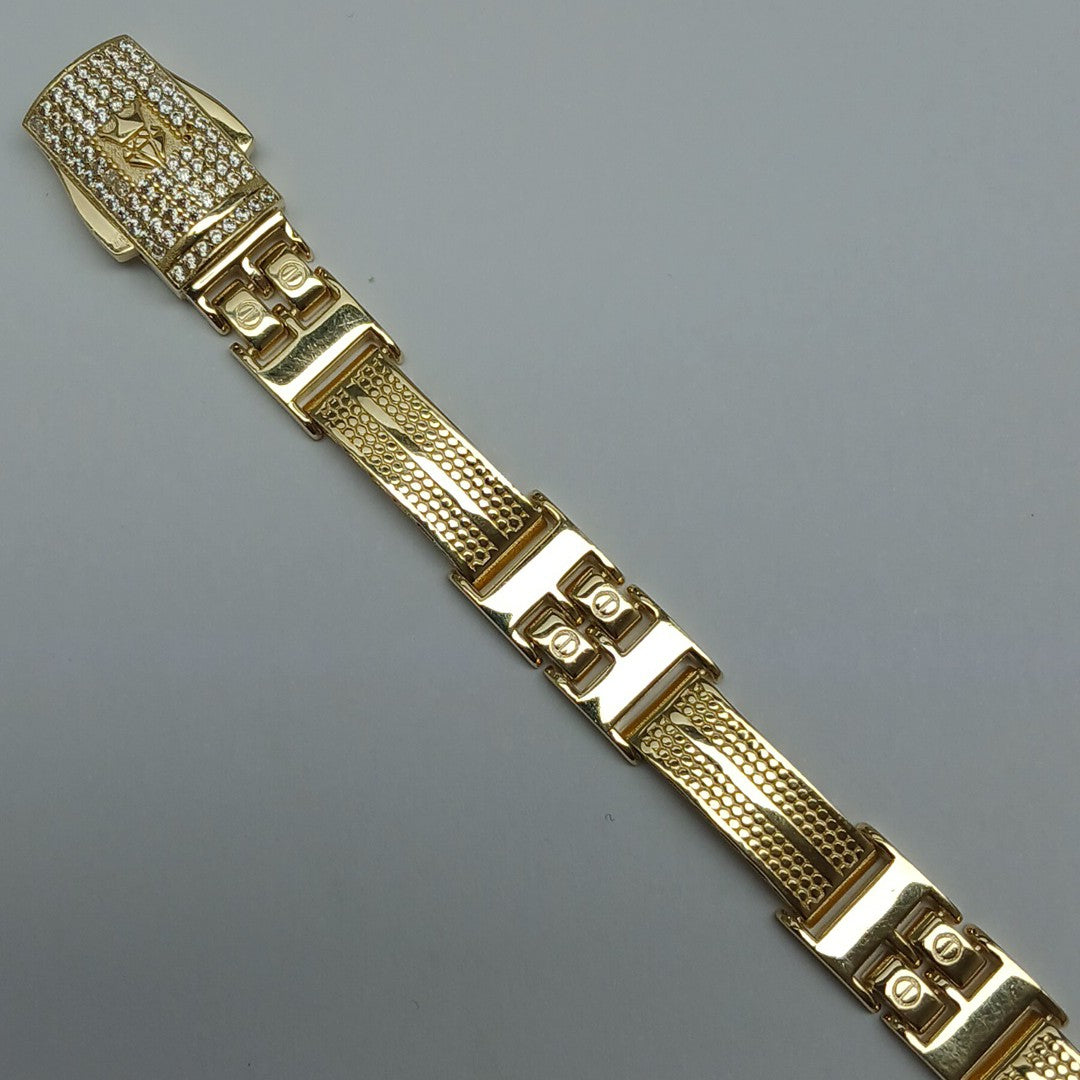 PULSERAS CABALLERO ORO 14K 25 (NUEVO)