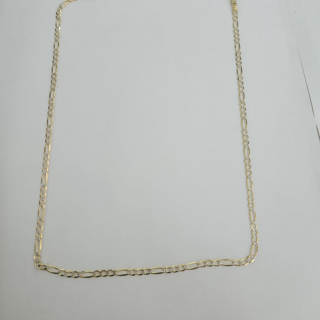 CADENAS CARTIER 3*1 DIAMANTADA ORO 14K 7.8 (NUEVO)