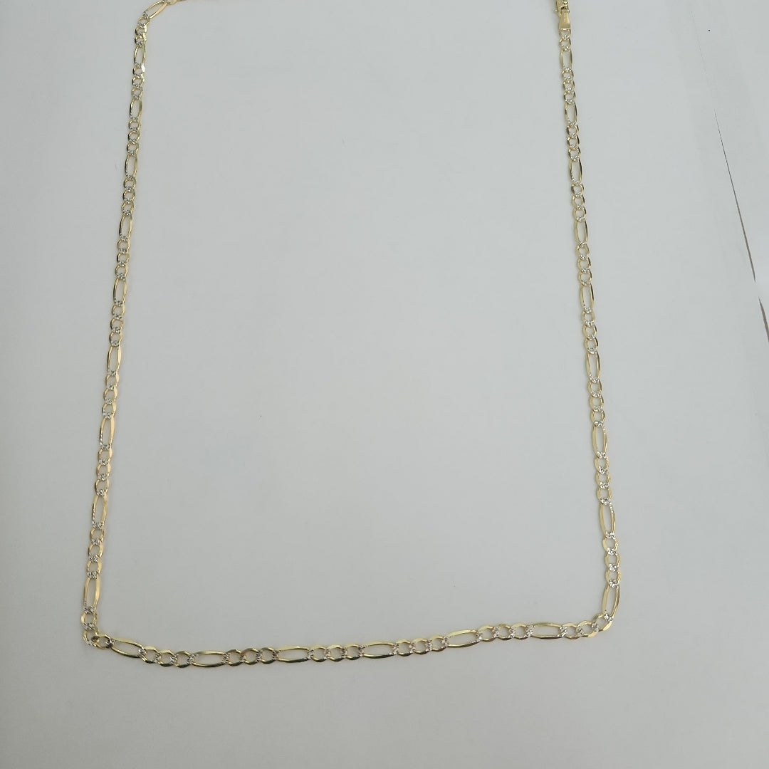 CADENAS CARTIER 3*1 DIAMANTADA ORO 14K 7.8 (NUEVO)