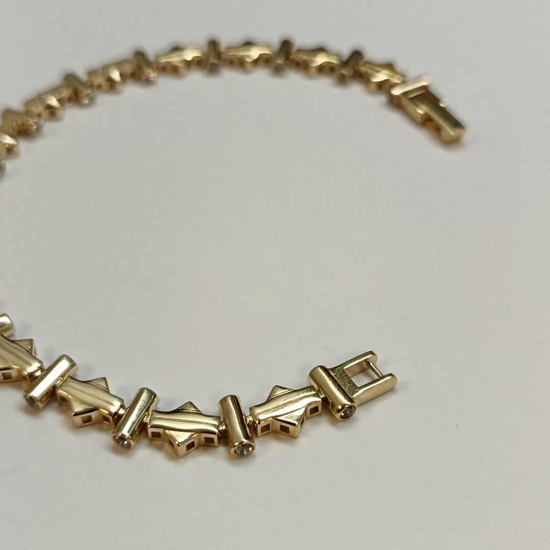 PULSERAS DAMA ORO 10K 9.8 (NUEVO)