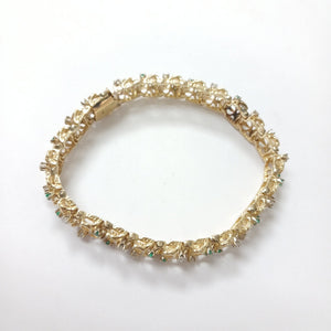 PULSERA, PULSERA RIGIDA. ORO. 14 K 27.2 GRMS (SEMINUEVO)