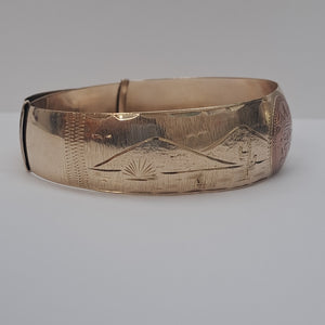 PULSERA RIGIDA. ORO. 10 K 12.8 GRMS (SEMINUEVO)