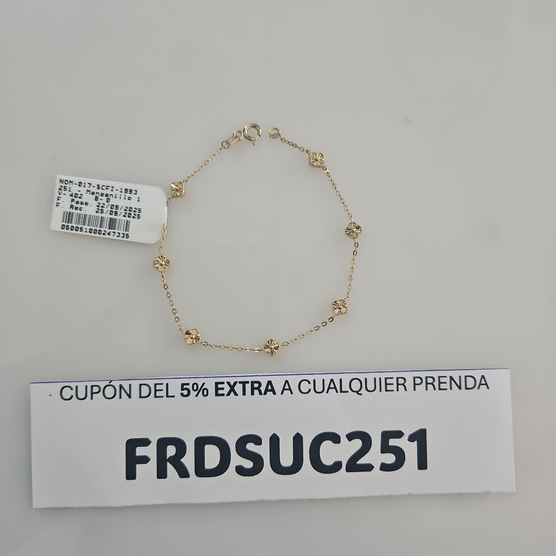 PULSERAS DAMA ORO 14K 2.2 (NUEVO)