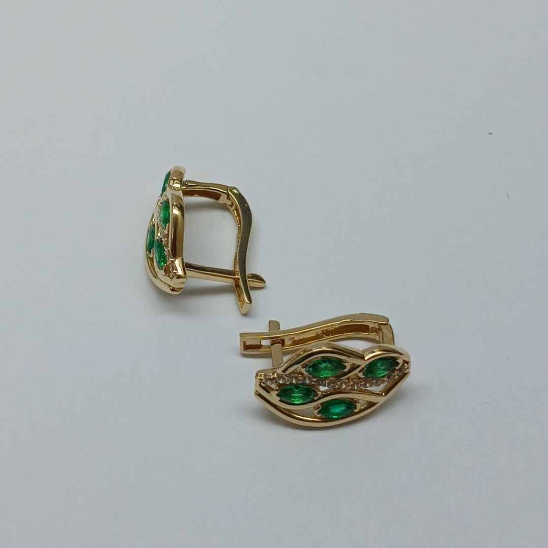 BROQUELES ORO 14K 3.7 (NUEVO)