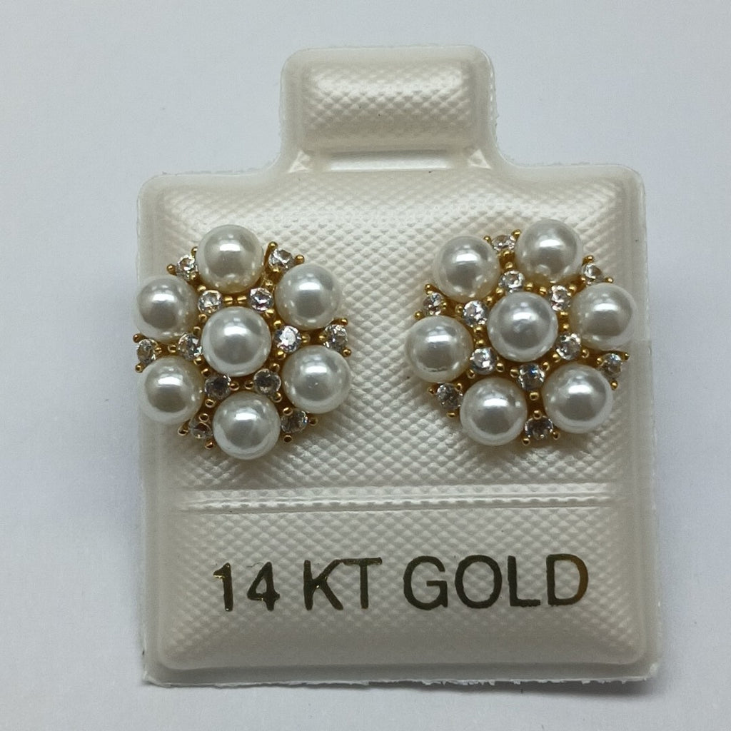 BROQUELES ORO 14K 2.6 (NUEVO)