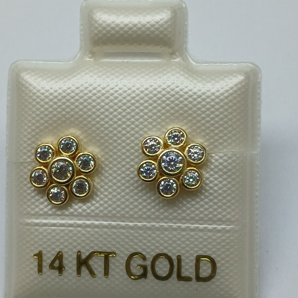 BROQUELES ORO 14K 1.2 (NUEVO)