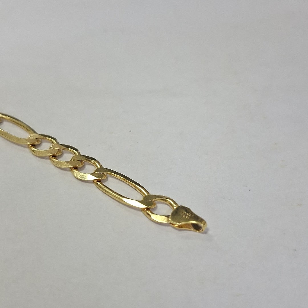 PULSERAS CABALLERO CARTIER 3*1 AMARILLA ORO 14K 12.2 (NUEVO)