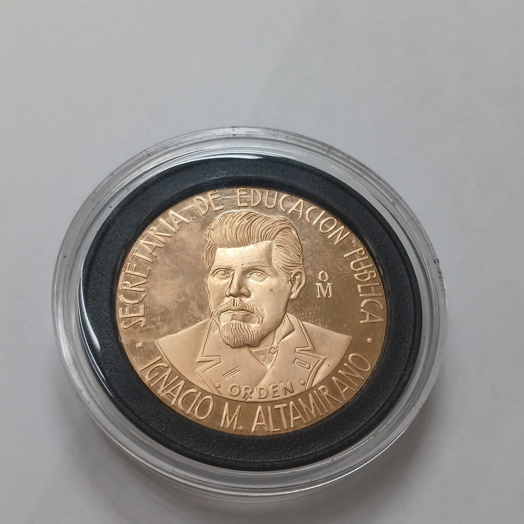 MEDALLA CONMEMORATIVA ORO 21 K 42,00 GRMS (SEMINUEVO)