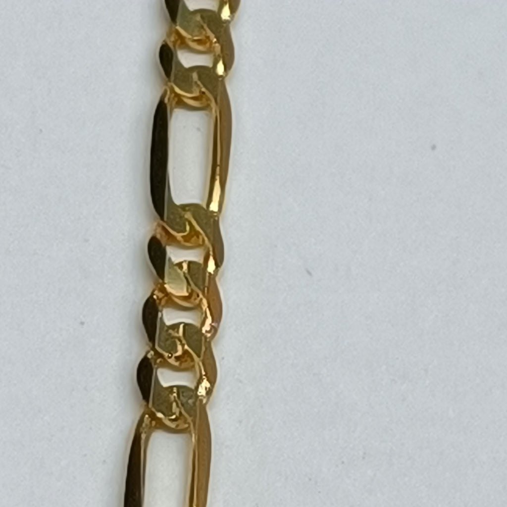 CADENAS CARTIER 3*1 AMARILLA ORO 14K 3.6 (NUEVO)