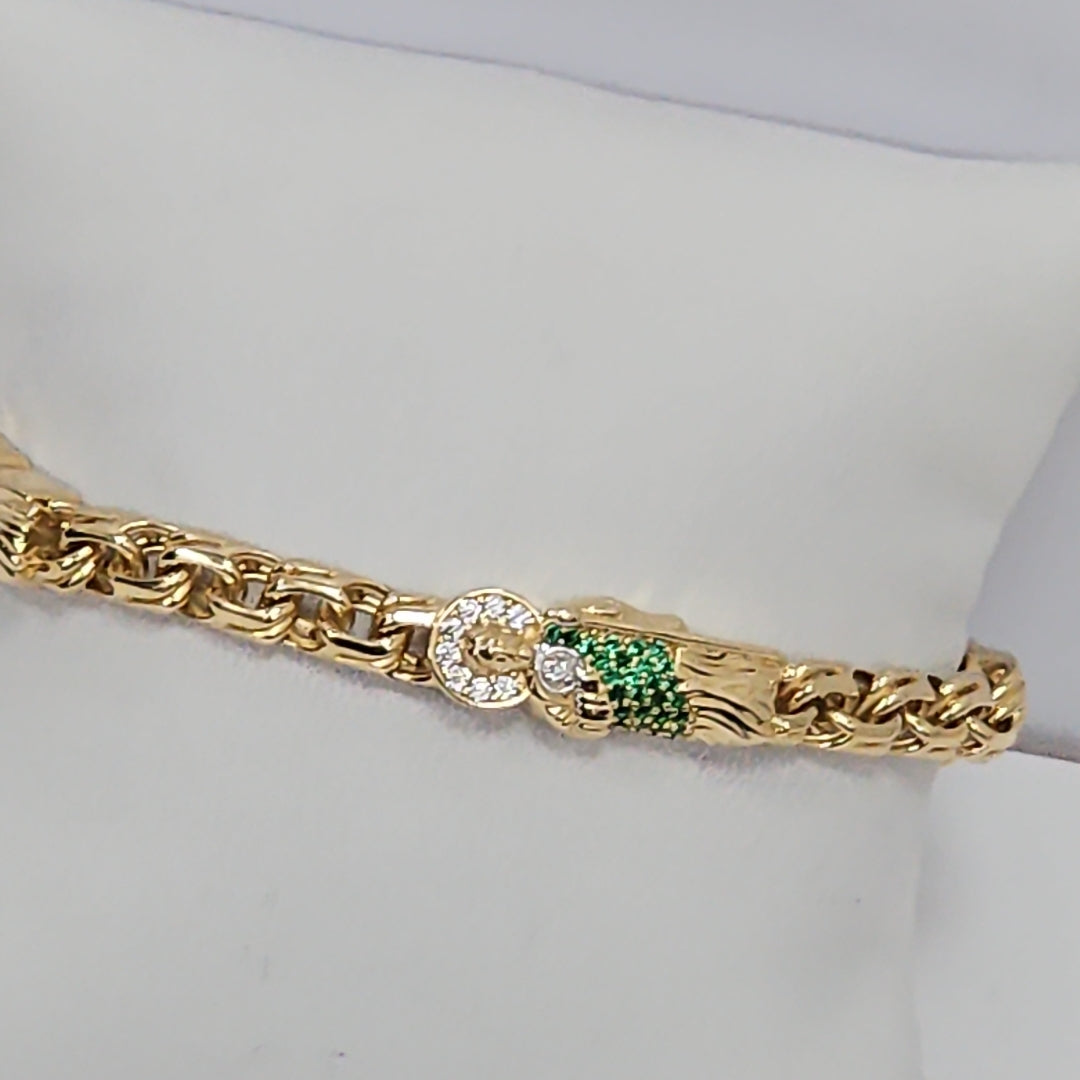 PULSERAS CABALLERO ORO 14K 19.9 (NUEVO)