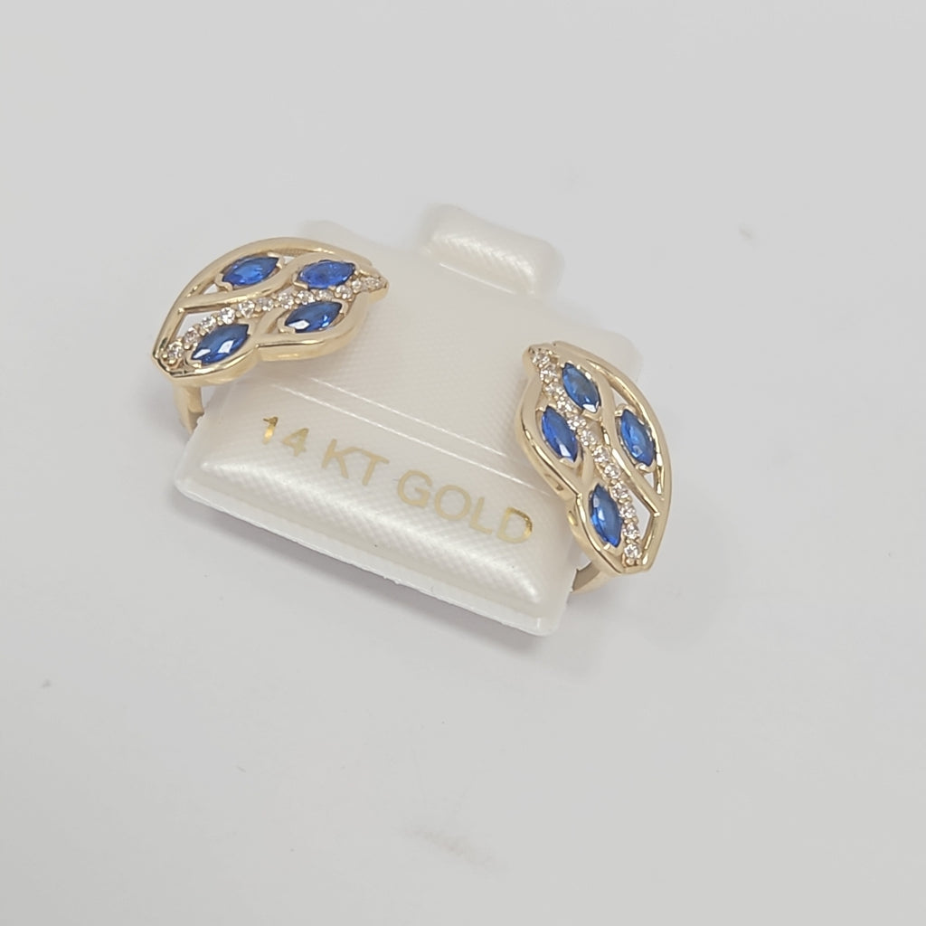 BROQUELES ORO 14K 3.7 (NUEVO)