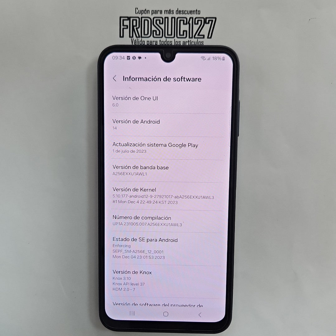 CELULAR SAMSUNG GALAXY A25 5G SM-A256E/DSN (2023) 128 GB 6 GB RAM (SEMINUEVO)