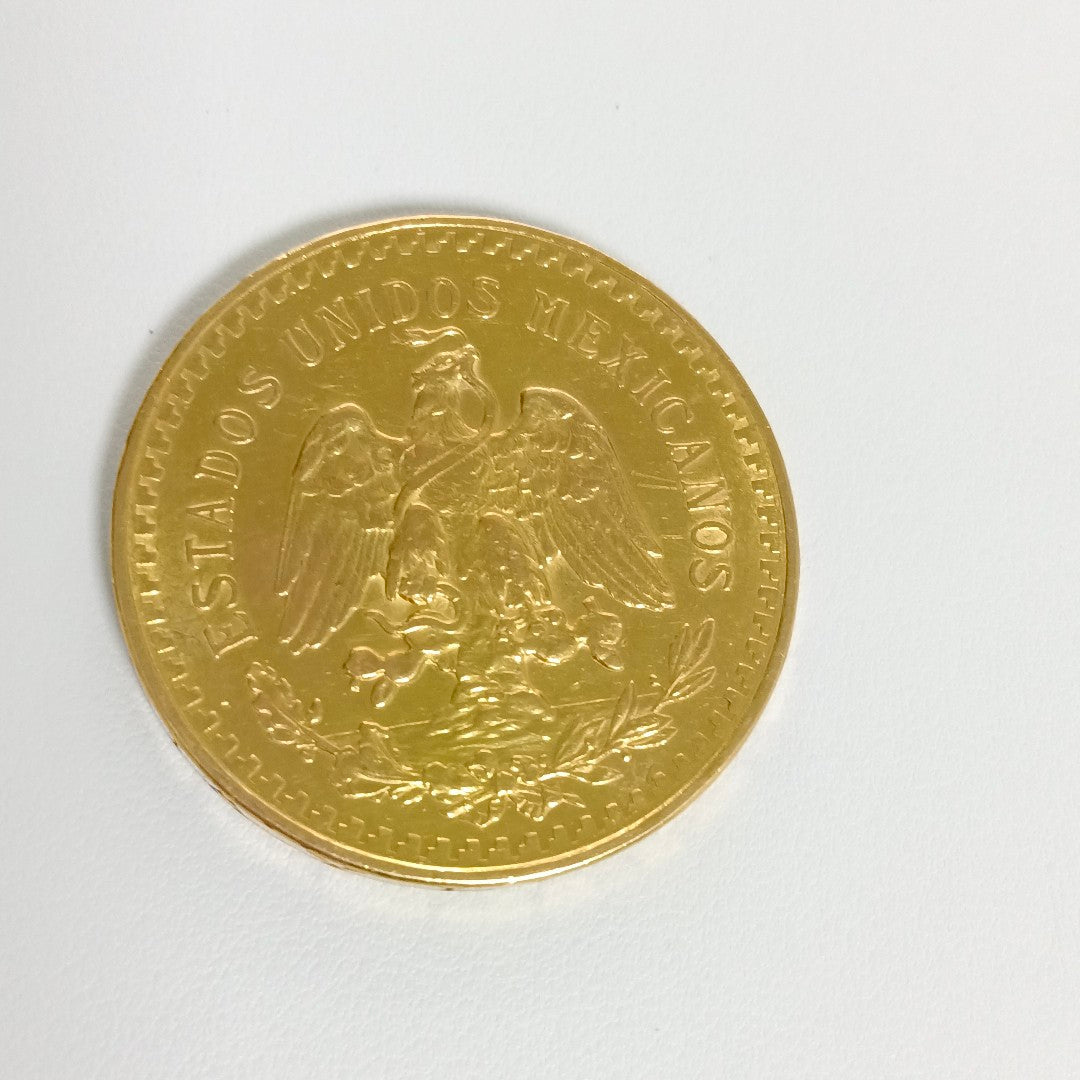 K1 41,60 GRMS - DTO. 0,00 GRMS - 21 K - AVALÚO 79534,21 * IDENTIFICACIÓN MONEDA NOMINATIVA * MONEDAS PESOS 50 PESOS (SEMINUEVO)
