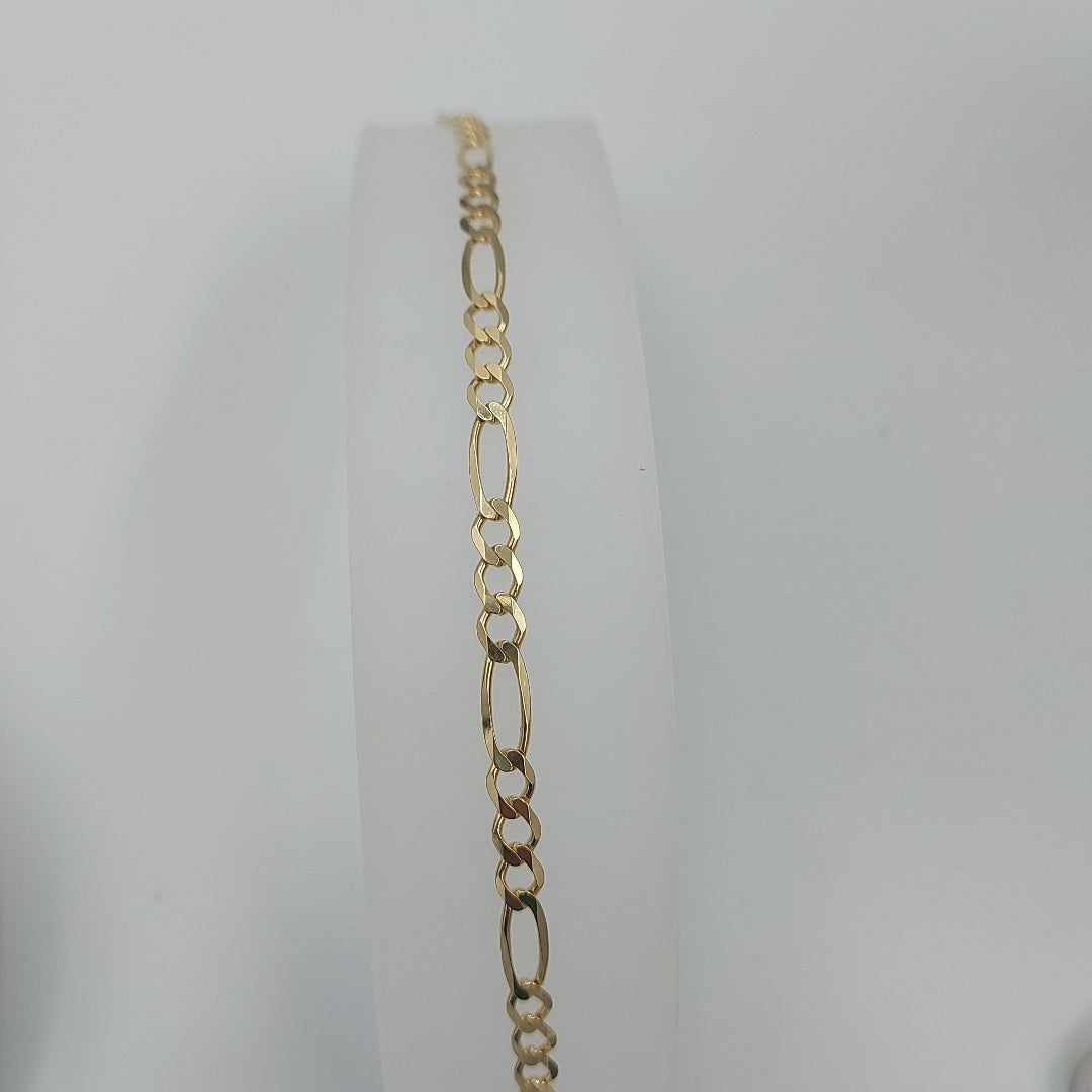 PULSERAS CABALLERO CARTIER 3*1 AMARILLA ORO 14K 6.4 (NUEVO)