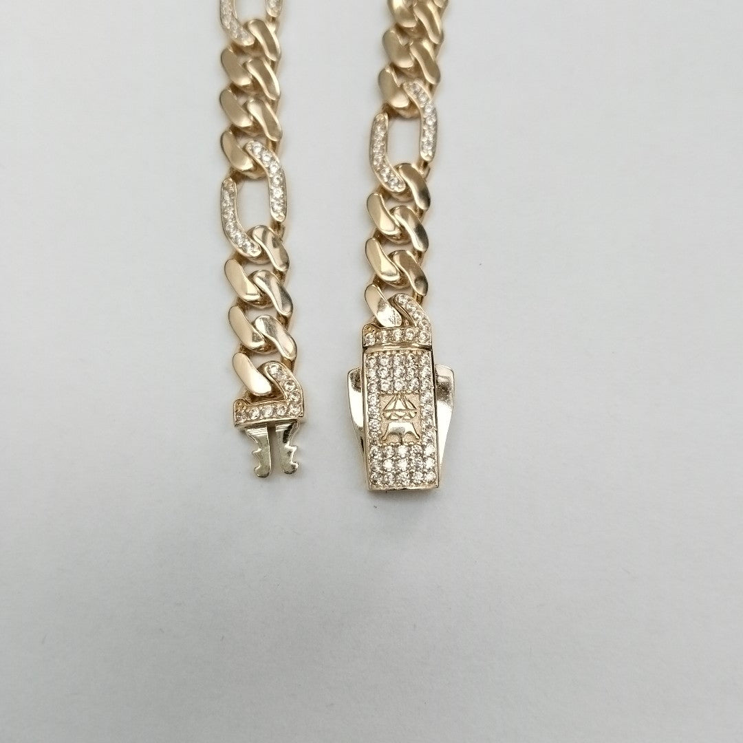 PULSERAS DAMA CARTIER 3*1 AMARILLA ORO 14K 11.1 (NUEVO)