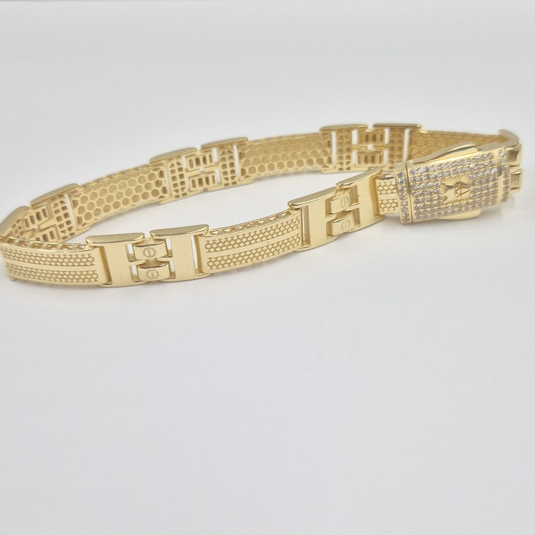 PULSERAS CABALLERO ORO 14K 25.4 (NUEVO)