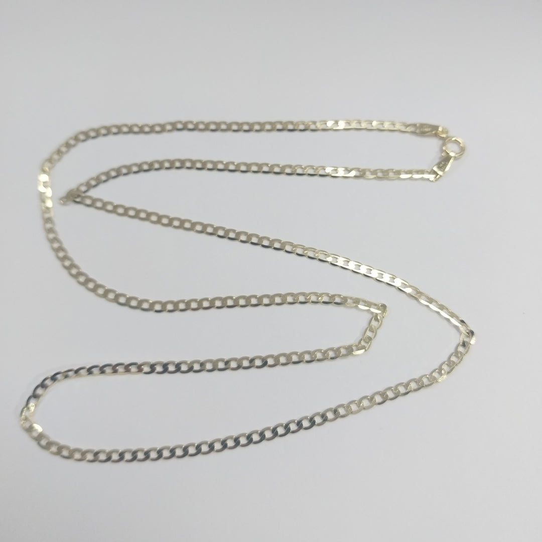 CADENAS BARBADA AMARILLA ORO 14K 3.7 (NUEVO)