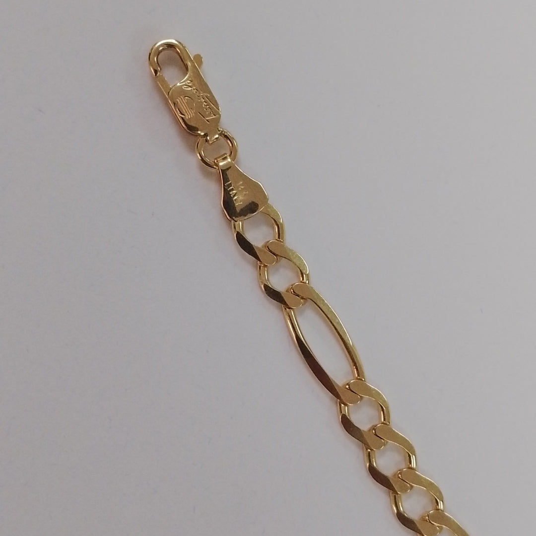 PULSERAS CABALLERO CARTIER 3*1 AMARILLA ORO 14K 6.4 (NUEVO)
