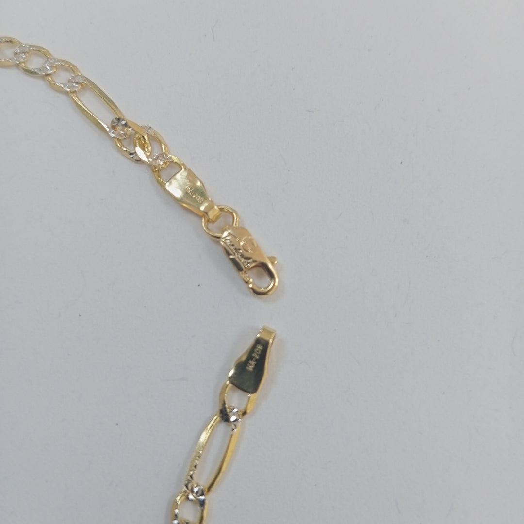 PULSERAS CABALLERO CARTIER 3*1 DIAMANTAD ORO 14K 3 (NUEVO)