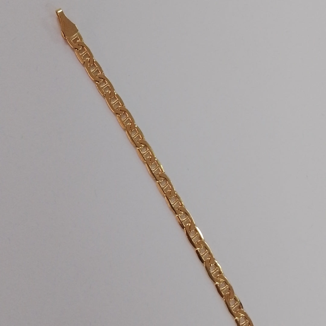 PULSERAS CABALLERO GUCCHI ORO 14K 4.4 (NUEVO)